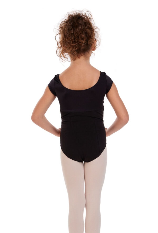 Girls Tonal Cap Sleeve Leotard