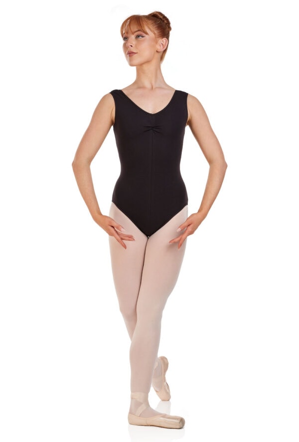 ISTD-front Louise - Basic Cotton Lycra Leotard