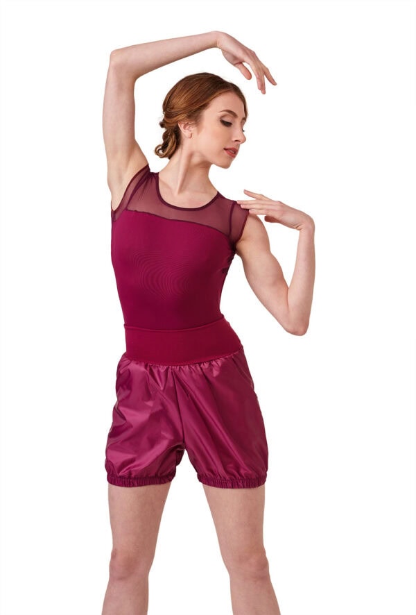 binbag-short-burg-front Sweat-it-out Shorts with Soft Wide Waistband