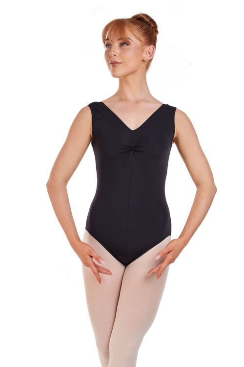 louise-matte-blkk-front Louise - Basic Matte Lycra Leotard