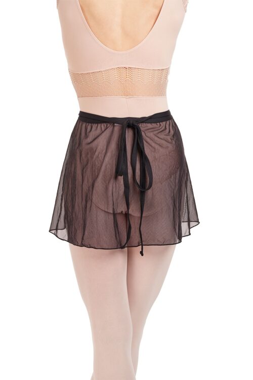 Mesh Wrap Skirt