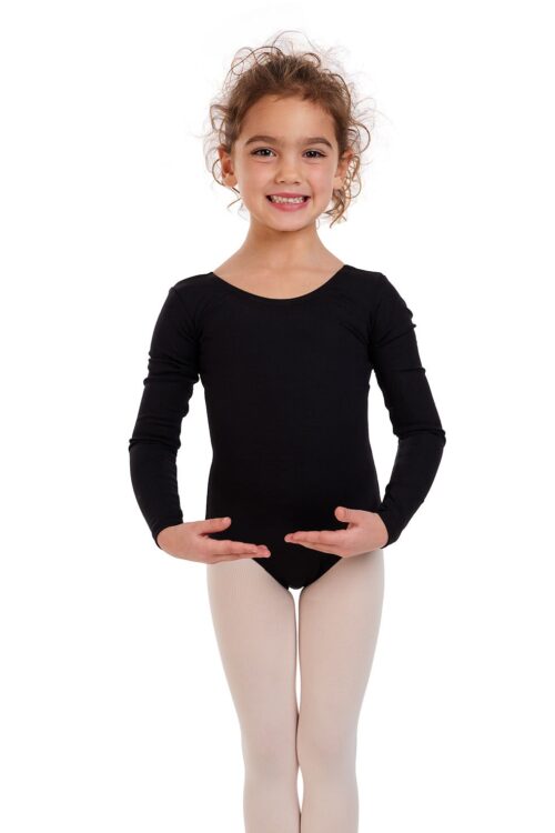 Girls Team Basic Long Sleeve Leotard
