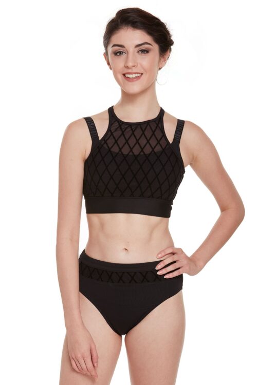 ft5040 Diamond Mesh High Waist Briefs