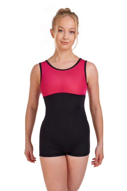 Two-tone Short Unitard