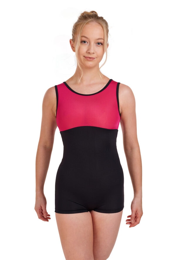 Two-tone Short Unitard