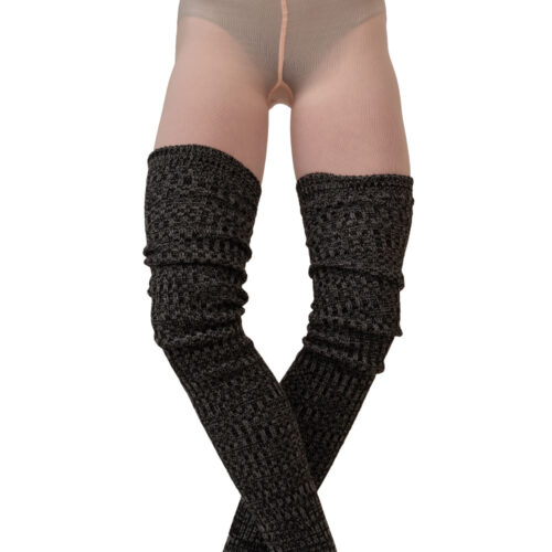 Maximez - Marl Knit Super Long Stirrup Legwarmers