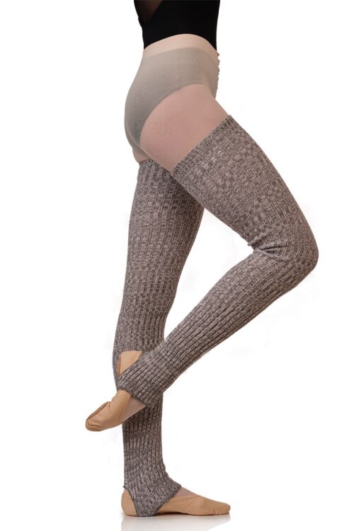 Maximez - Marl Knit Super Long Stirrup Legwarmers