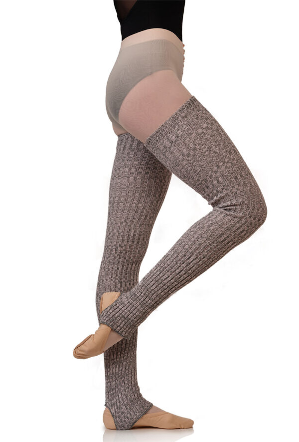 Maximez - Marl Knit Super Long Stirrup Legwarmers