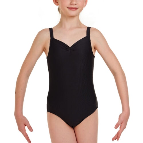 Faustine - Kids Tank Leotard with U-Back and Pinch Front