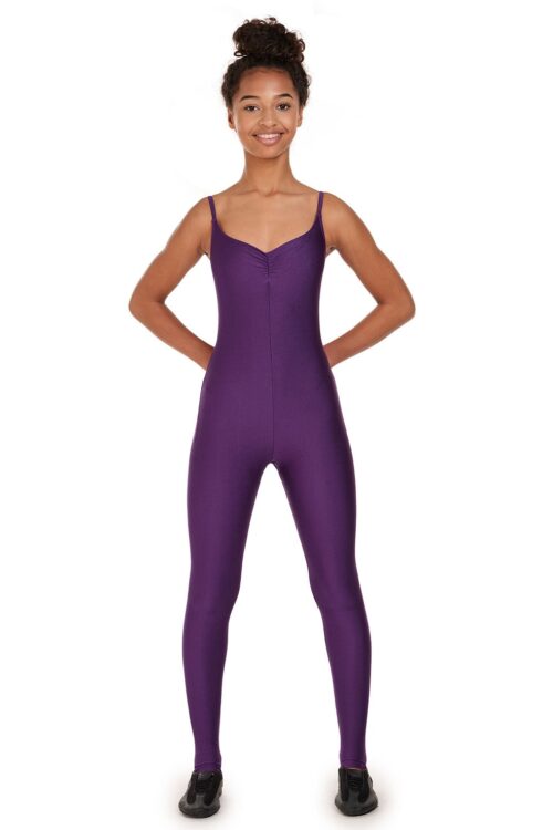 Shiny Lycra Camisole Unitard