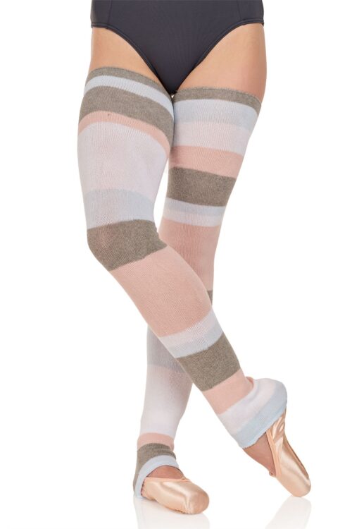 Maxiband - Long Striped Cotton Legwarmers
