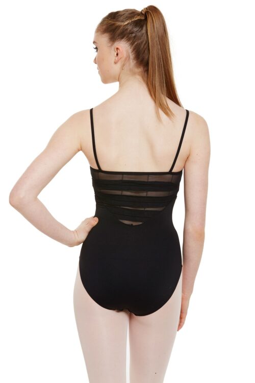 Box Pleat Camisole Leotard
