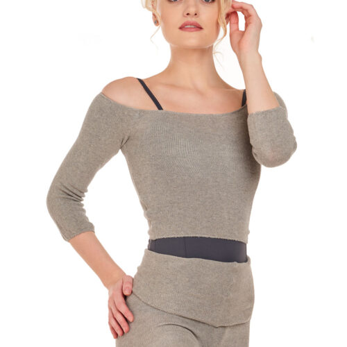 Jerband - Off-The-Shoulder Knit Top