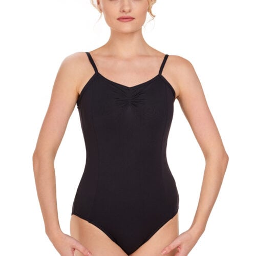 Porselli Eloise - Camisole Pinch Front Leotard with Princess Seams