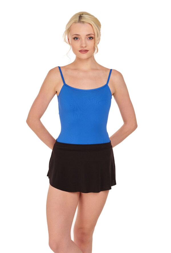 11459W-blk-front Pull-On Skirt