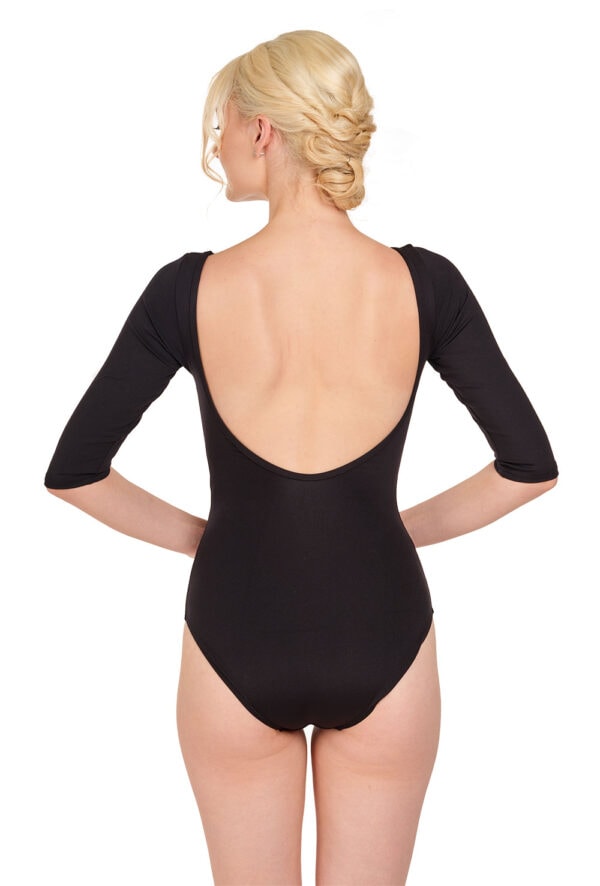 Boatneck 3/4 Sleeve Leotard