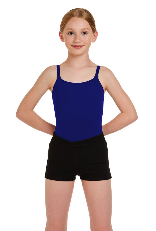 CC600C-front Children's Cotton Boy Short with V-front Waist