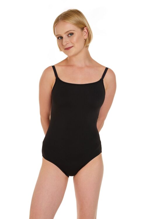 L8720-front Yashina - Adjustable Strap Leotard