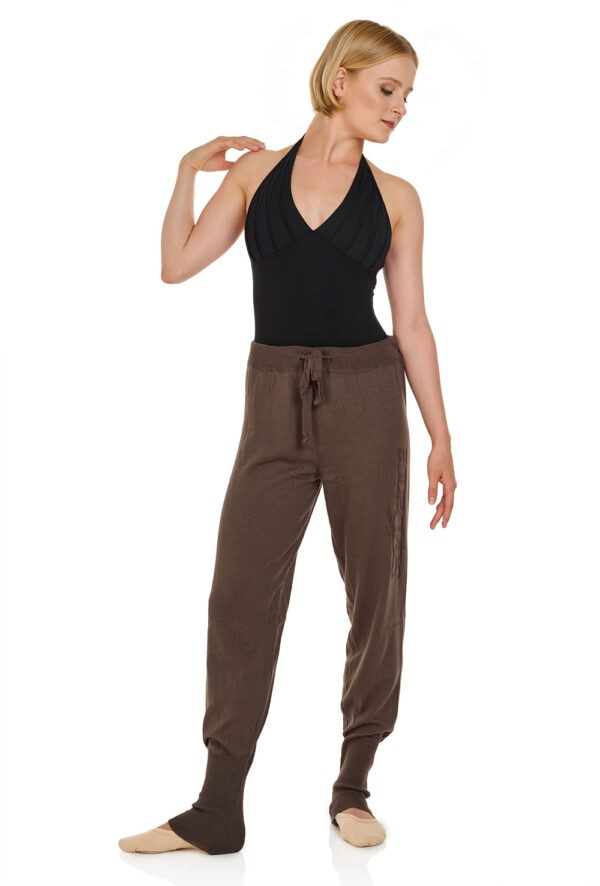 Pl-2056AC-charcoal-front Super-Soft Sweat Pant with Deep Ankle Cuffs