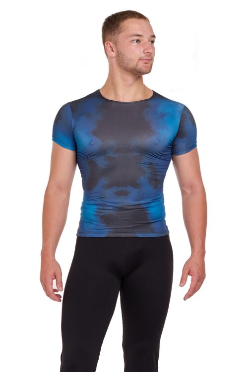 RDE-2496-blue-frpnt Shadow - Men's Fitted T-Shirt