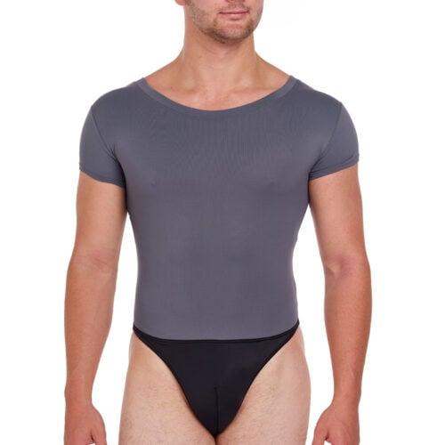 Jason - Short Sleeve Leotard with Integral Padded Dancebelt