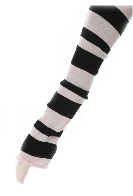 Polpay LVBS Girls - Striped Bootleg Legwarmers