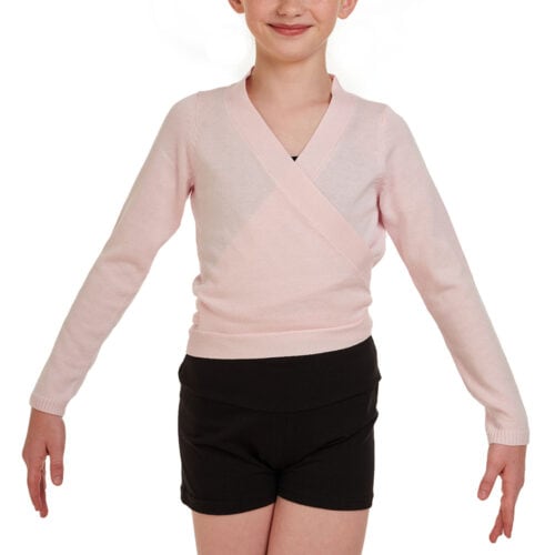 Girls Cotton-rich Crossover Cardigan