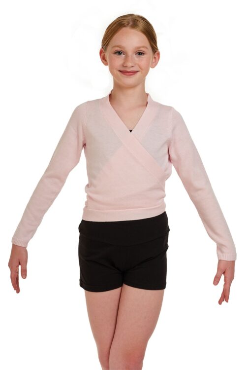 Girls Cotton-rich Crossover Cardigan