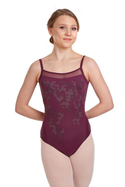 Katya Mirage Print Camisole Leotard