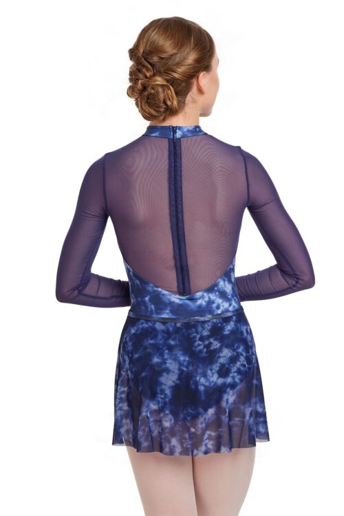 Water Colour Mesh Pull-on Skirt