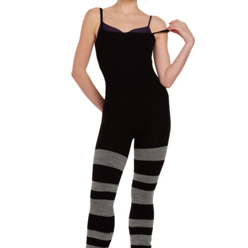 Alex - Striped Knit Romper