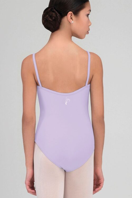 Abbie-lilac-back Abbie - Lilac Uniform Leotard with ABA Logo