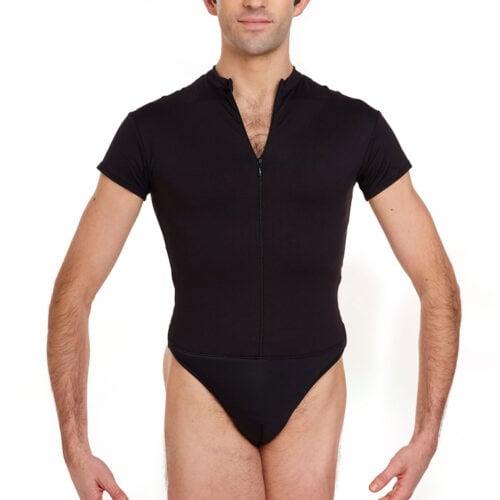 Oberon - Men's Zip Front Leotard with Padded Front