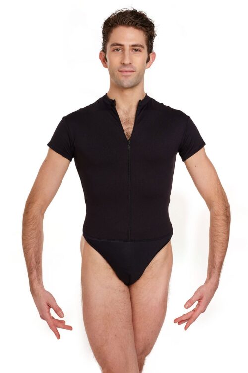 oberon Oberon - Men's Zip Front Leotard with Padded Front