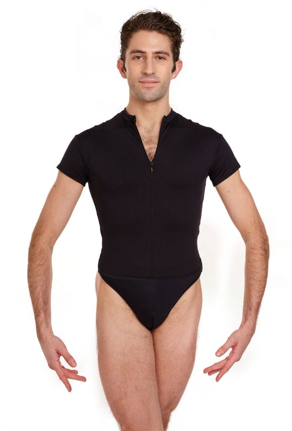 oberon Oberon - Men's Zip Front Leotard with Padded Front