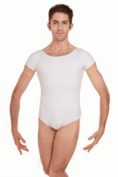 Studio Collection Men's Short Sleeve Leotard