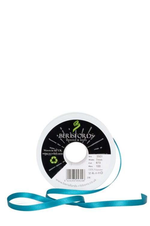 Satin Hair Ribbon by the Metre uncut - 7mm width