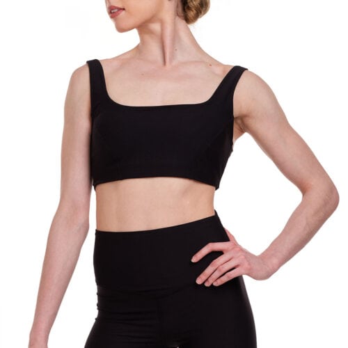 Square Neck Bra Top with Removable Padding