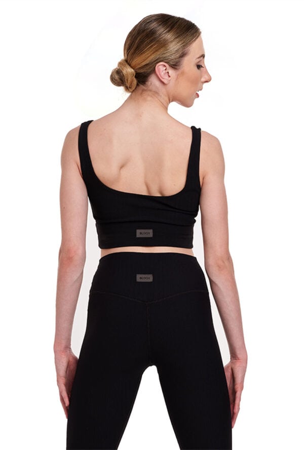 rib-bra-back Scoop Ribbed Crop Top