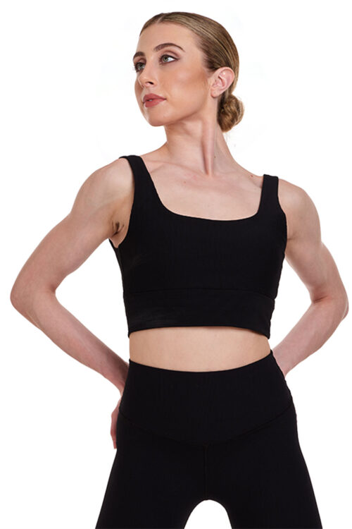 Scoop Ribbed Crop Top