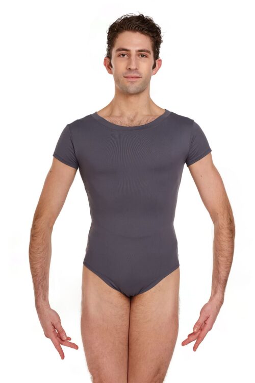 Lupin - Short Sleeve Leotard with Thong Seat