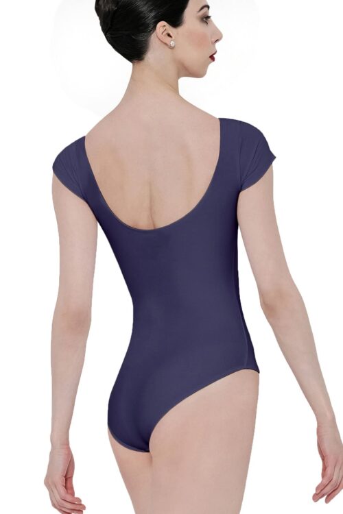 Navy Candide - Cap Sleeve Leotard with Ruche ( Reynolds 1st Year)