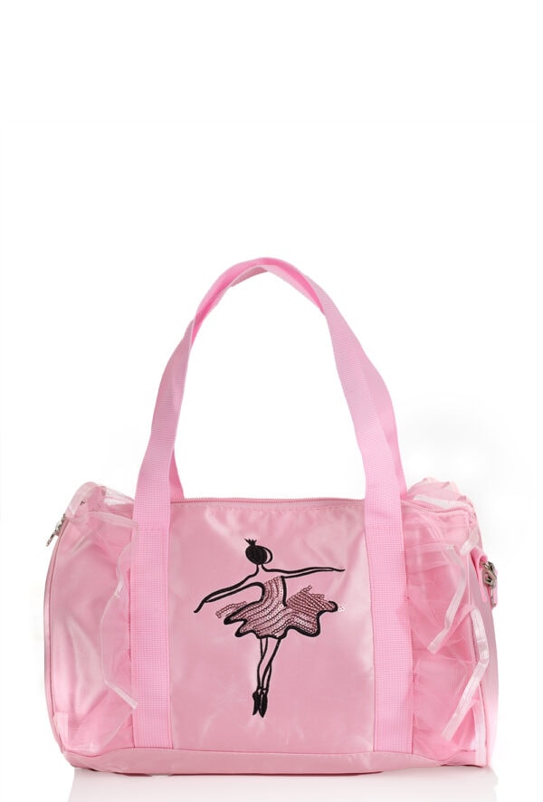 B281 Ballet Sequin Barrel Bag