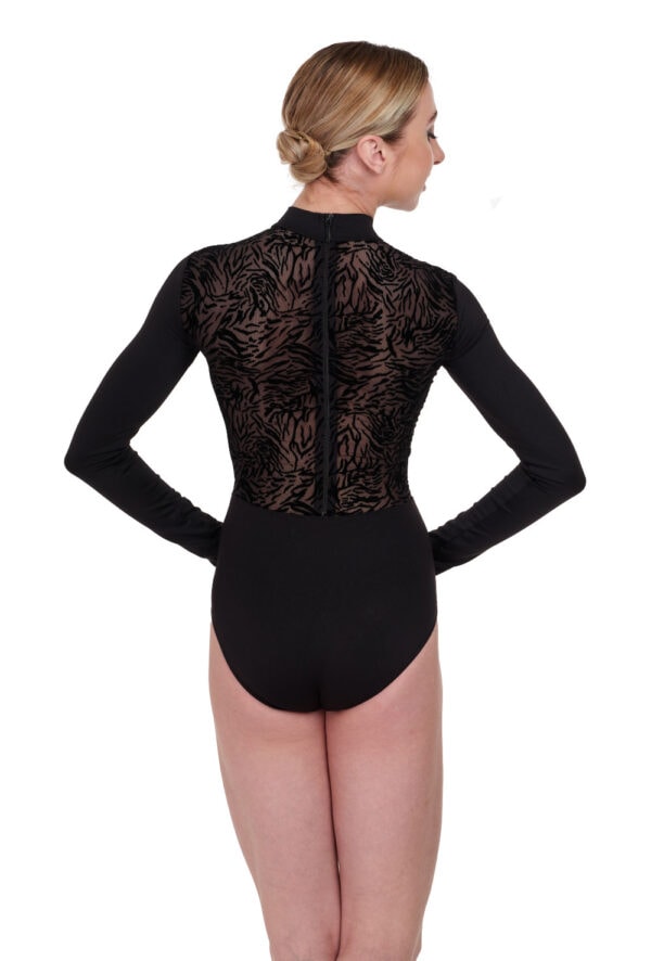 Blanche Long Sleeve Polo Leotard