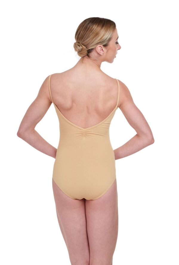 L4257-back-sand Ariane Camisole Leotard - Sand