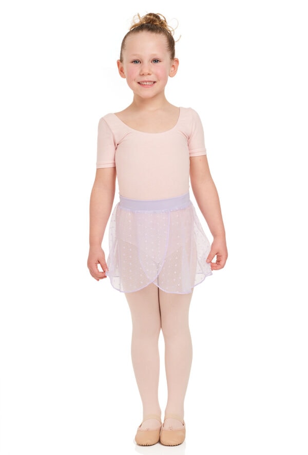 12010C-lav-front Spot on Kids Pull-on Skirt