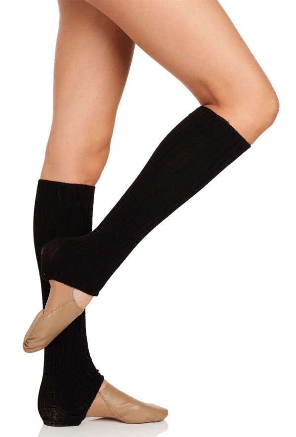 2034-blk Danae Bamboo Leg Warmer