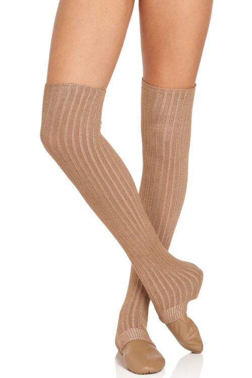 2035-toast Delphinia Bamboo Leg Warmer