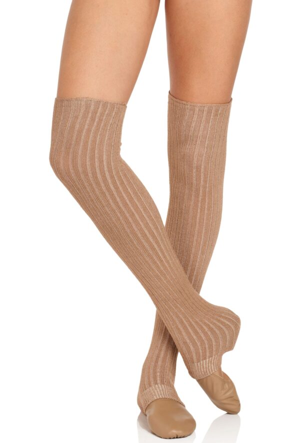2035-toast Delphinia Bamboo Leg Warmer
