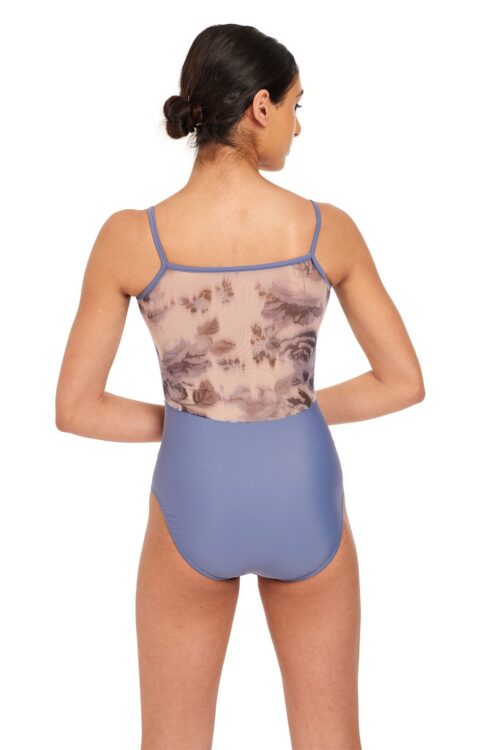 Claudia Floral Mesh Camisole Leotard